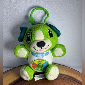 Leap Frog Sing and Snuggle Scout Plush Green, Tested Works Puppy Dog